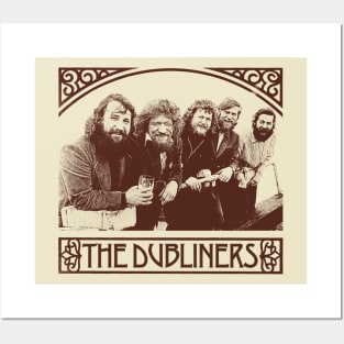 The Dubliners - Vintage Style Original Design Posters and Art